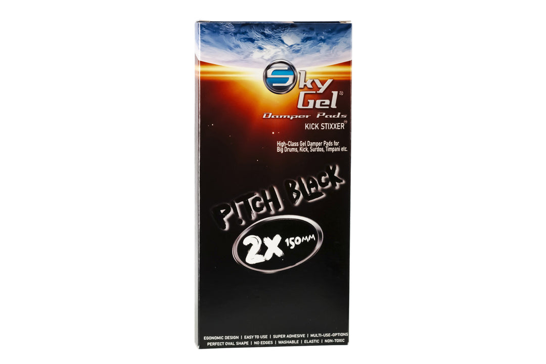 SKY Music Dämpfungspads SkyGel Kick StiXXer - Pitch Black (SGKIPD)