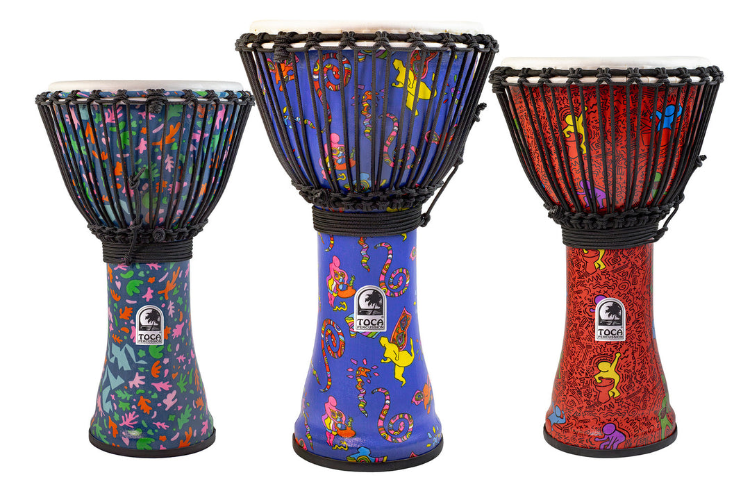 Toca Djembe Freestyle Colorsound Sarong Djembe - Set - 4 Artikel (TFCDJ-7SPK)