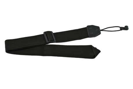Fire & Stone Schalllochriemen für klassische gitarren, schwarzes Nylon, 50 mm