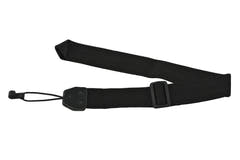 Fire & Stone Schalllochriemen für klassische gitarren, schwarzes Nylon, 50 mm