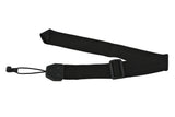 Fire & Stone Schalllochriemen für klassische gitarren, schwarzes Nylon, 50 mm