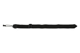 Fire & Stone Schalllochriemen für klassische gitarren, schwarzes Nylon, 50 mm