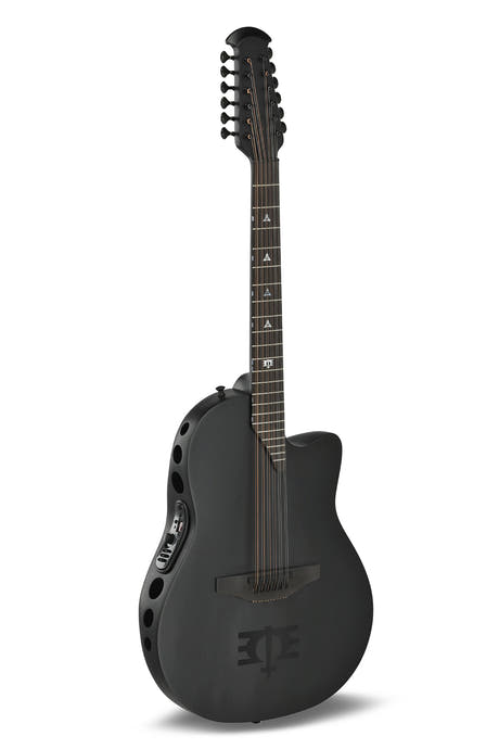 Adamas 1598-MEIII elektroakustische gitarren, Black Satin