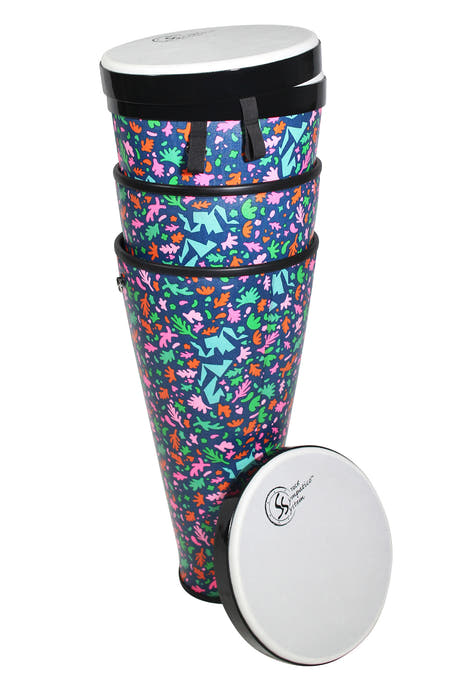 Toca Hand drum Sympatico Nesting Ashiko - TSSNA-3PCAD-FP (Set aus 3 Teilen)