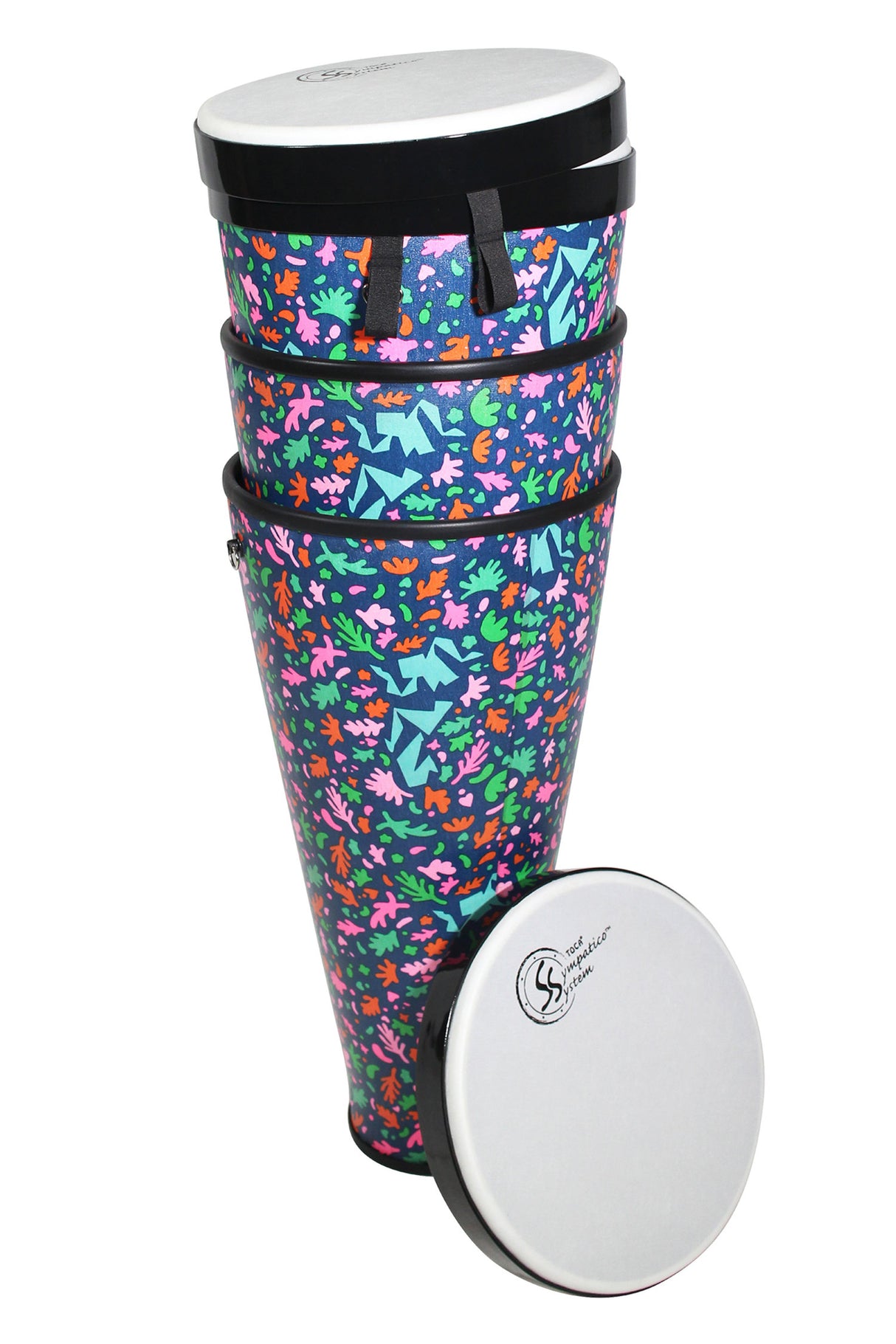 Toca Hand drum Sympatico Nesting Ashiko - TSSNA-3PCAD-FP (Set aus 3 Teilen)