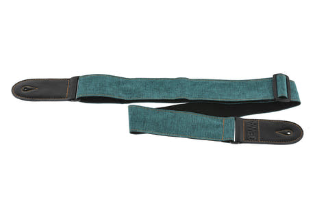 GEWA New Colours Gitarrengurt, bright teal, Textil, 60 mm