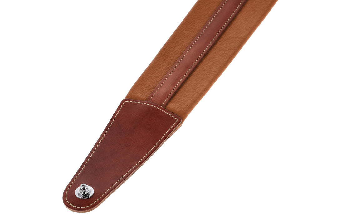 GEWA Gitarren Gurte Prestige 65 gepolsterte Security Locks - dry sand/braun