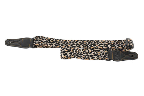 GEWA Animal Edition Gitarrengurt, Leopard, Nylon, 50 mm