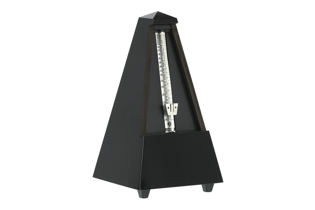 Wittner Metronom Pyramidenform - Black hochglanz 806