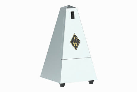 Wittner Metronom Pyramidenform - Silber matt glänzend 845202
