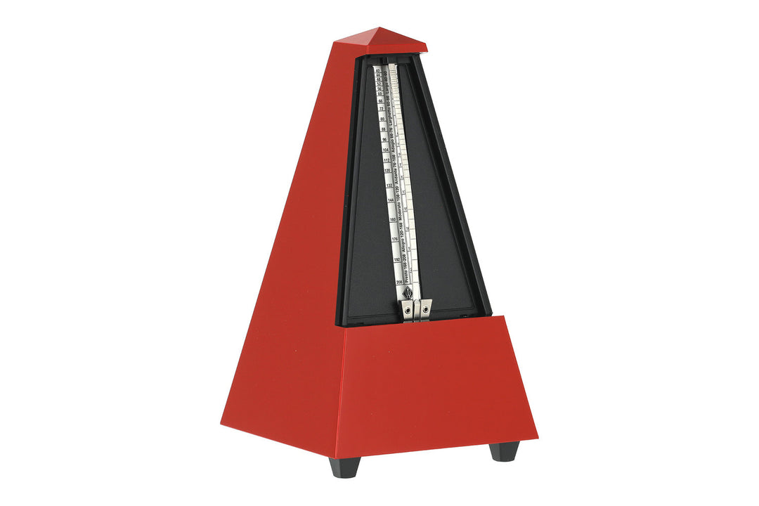 Wittner Metronom Pyramidenform - Dunkelrot matt 845201