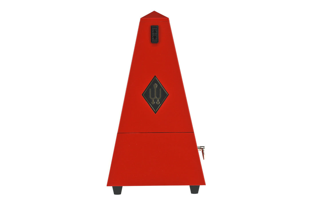 Wittner Metronom Pyramidenform - Dunkelrot matt 845201
