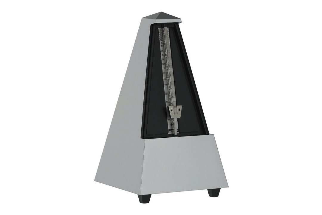 Wittner Metronom Pyramidenform - Silber matt glänzend 855202