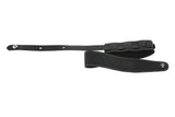 GEWA Premium Pattern 65 Gitarrengurt mit Security Locks, schwarz genarbt