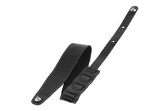 GEWA Premium Pattern 65 Gitarrengurt mit Security Locks, schwarz genarbt