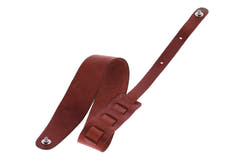 GEWA Premium Plain 70 Gitarrengurt mit Security Locks, rotbraun