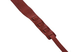 GEWA Premium Plain 70 Gitarrengurt mit Security Locks, rotbraun