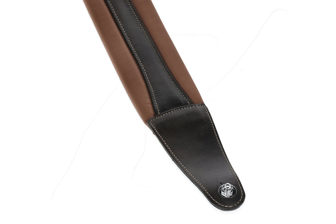 GEWA Gitarren Gurte Prestige 85 gepolstert Security Locks - braun/black