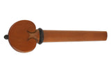 GEWA Geigenwirbel mit Herzform aus Buchsbaum, 4/4, schwarzer Knopf, 4 Stück