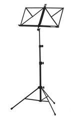 GEWA leichtes Notenpult, schwarz, 50 bis 102 cm, mit Tasche