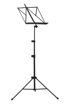 GEWA leichtes Notenpult, schwarz, 50 bis 102 cm, mit Tasche