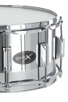 Basix Classic Steel snare-drum 14" x 6,5", verchromter Stahl