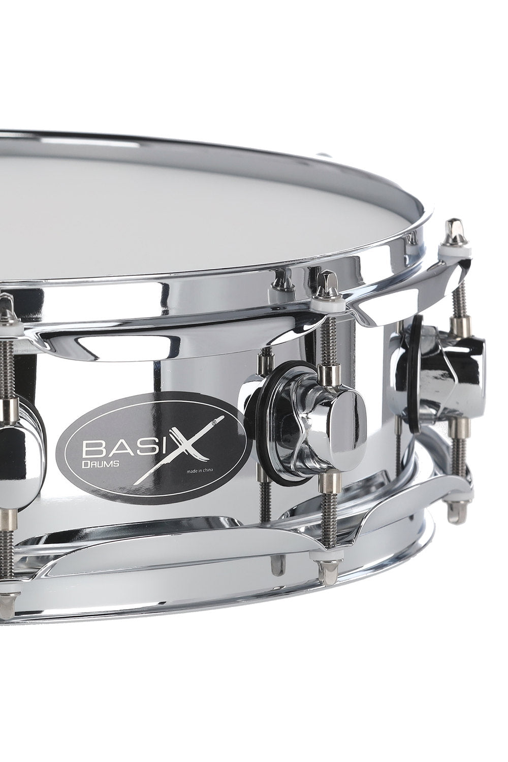 Basix Classic Steel Snare-drum 14" x 3,5", verchromter Stahl