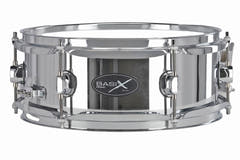 Basix Classic Steel snare-drum 12" x 4,5", verchromter Stahl