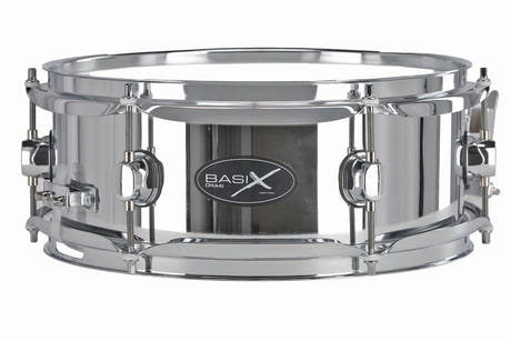 Basix Classic Steel snare-drum 12" x 4,5", verchromter Stahl