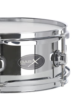 Basix Classic Steel snare-drum 12" x 4,5", verchromter Stahl