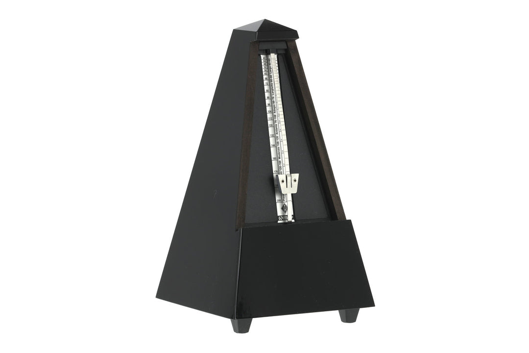 Wittner Metronom Pyramidenform - Black hochglanz 806
