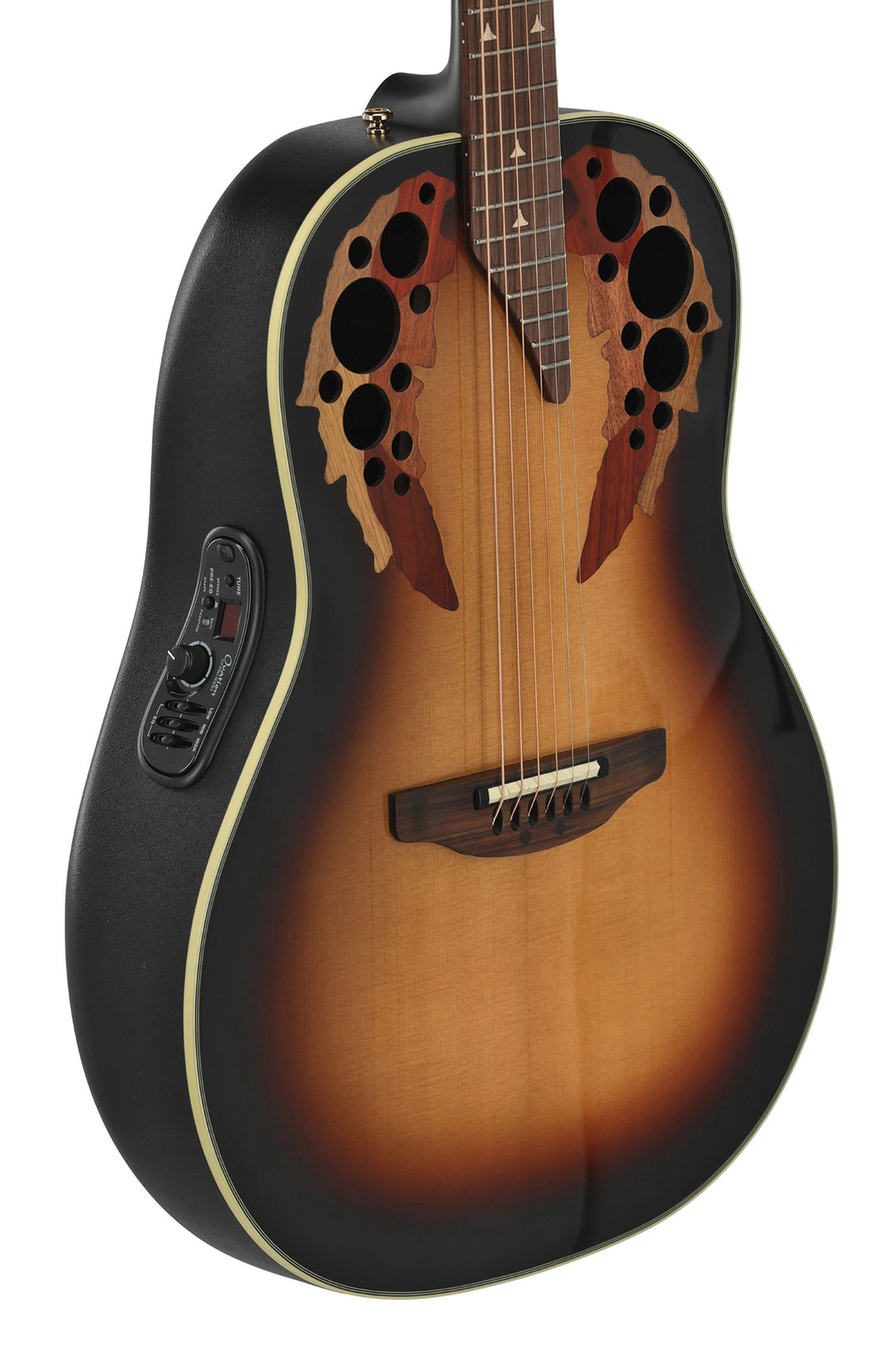 Ovation E-Akustik Gitarren Pro Series Elite Deep Bowl Non-Cutaway - Sunburst (1718-1-G)