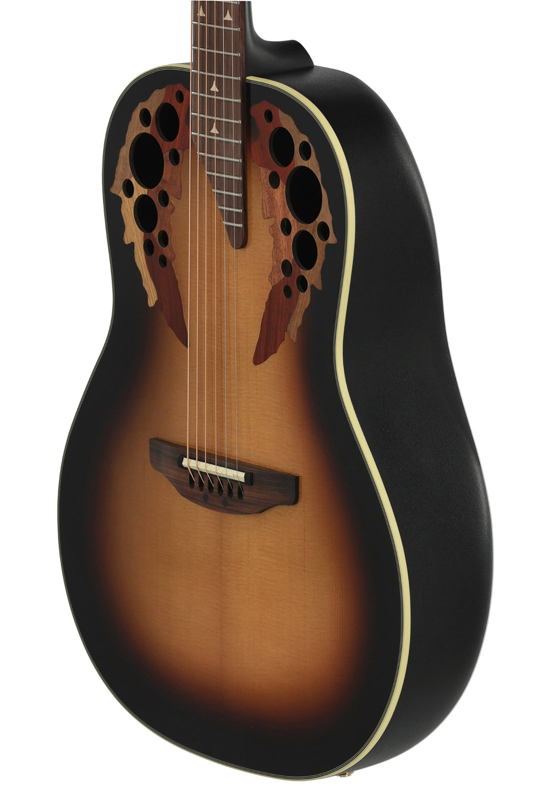 Ovation E-Akustik Gitarren Pro Series Elite Deep Bowl Non-Cutaway - Sunburst (1718-1-G)