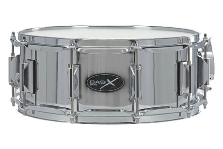 Basix Classic Steel snare-drum 14" x 5,5", verchromter Stahl