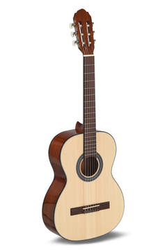 GEWA Klassische Gitarre Student Natur - 7/8 Größe natur