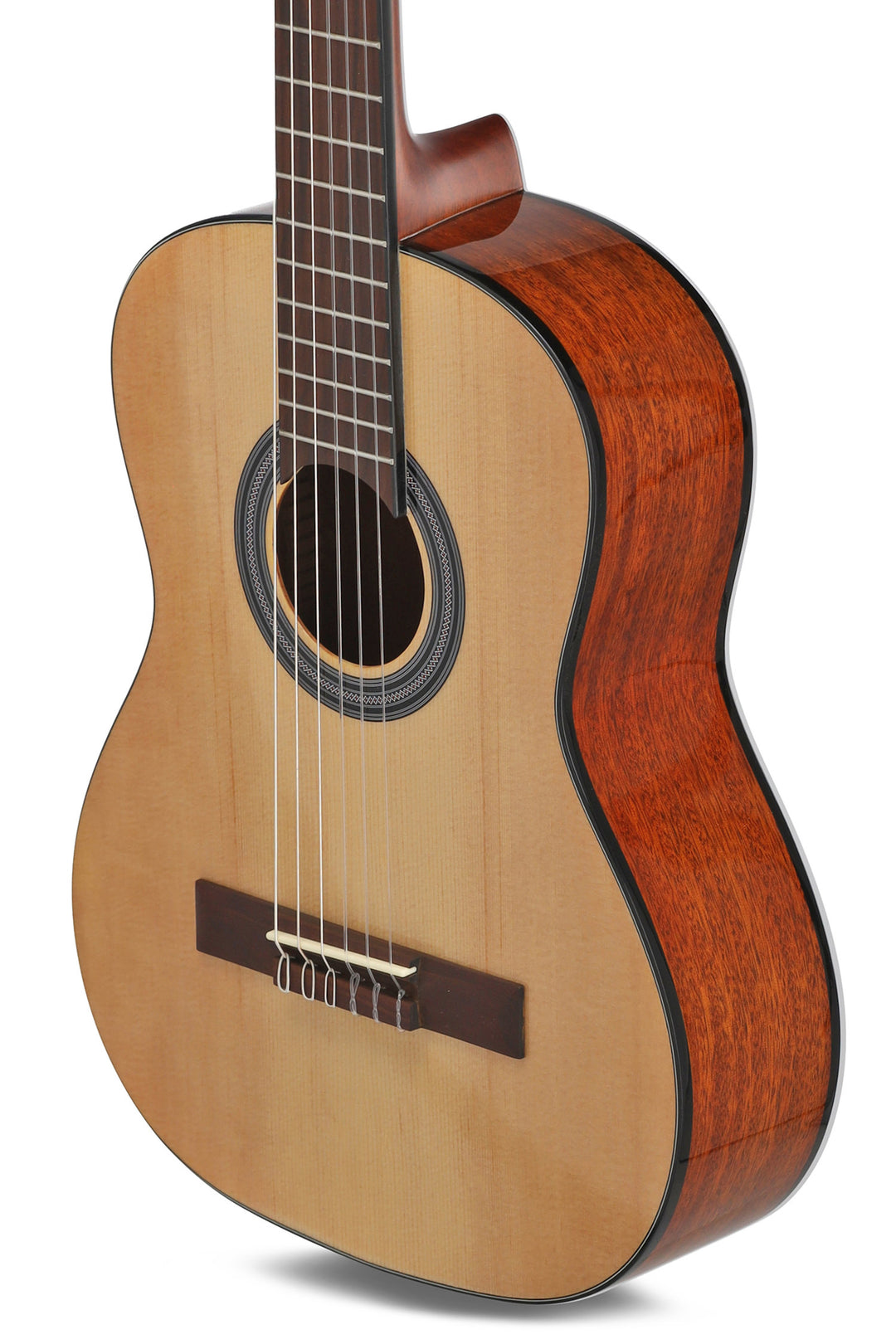 GEWA Klassische Gitarre Student Natur - 1/2 Größe natur