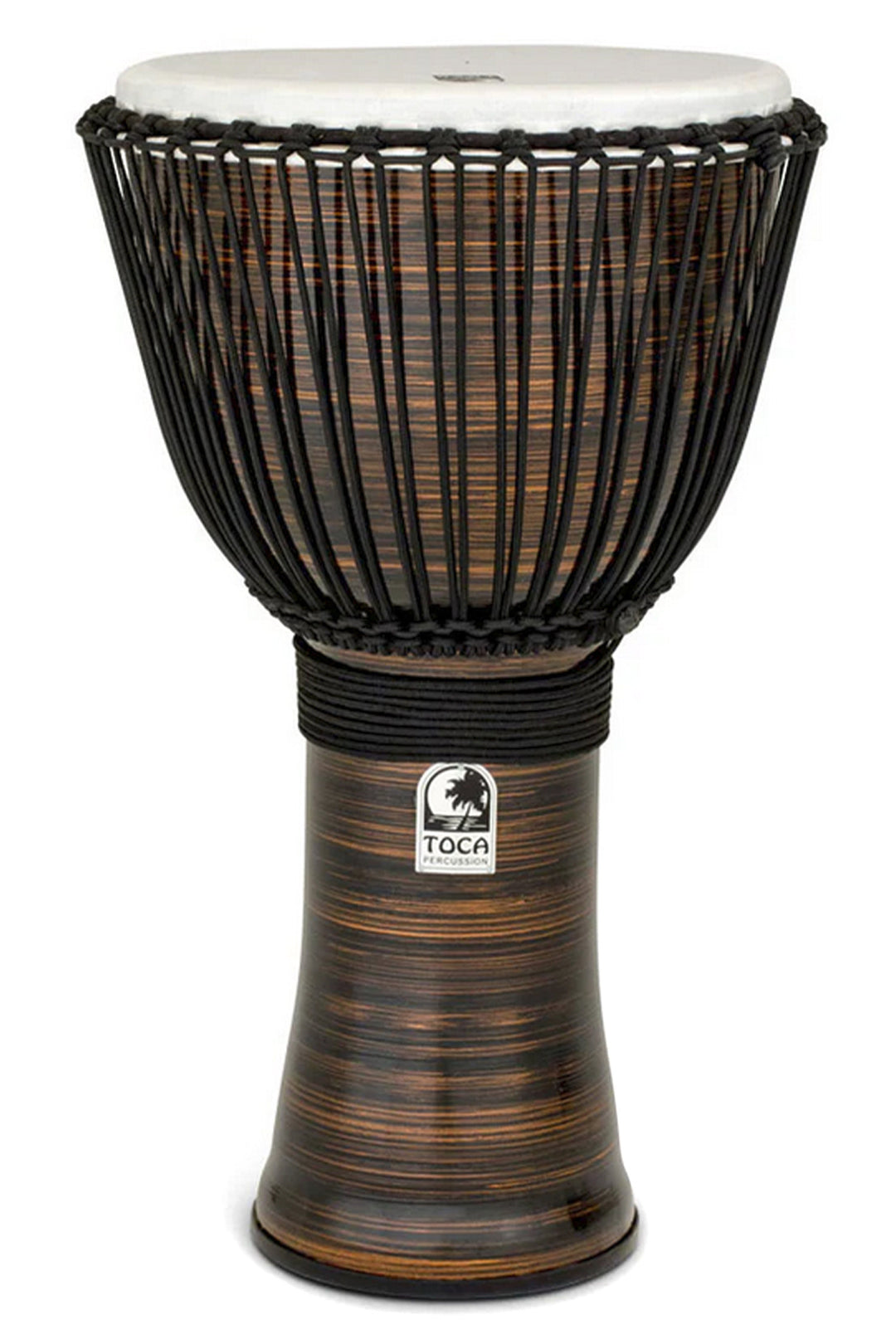 Toca Djembe Freestyle II Rope Tuned - Spun Copper mit Tasche (TF2DJ-14SCB)