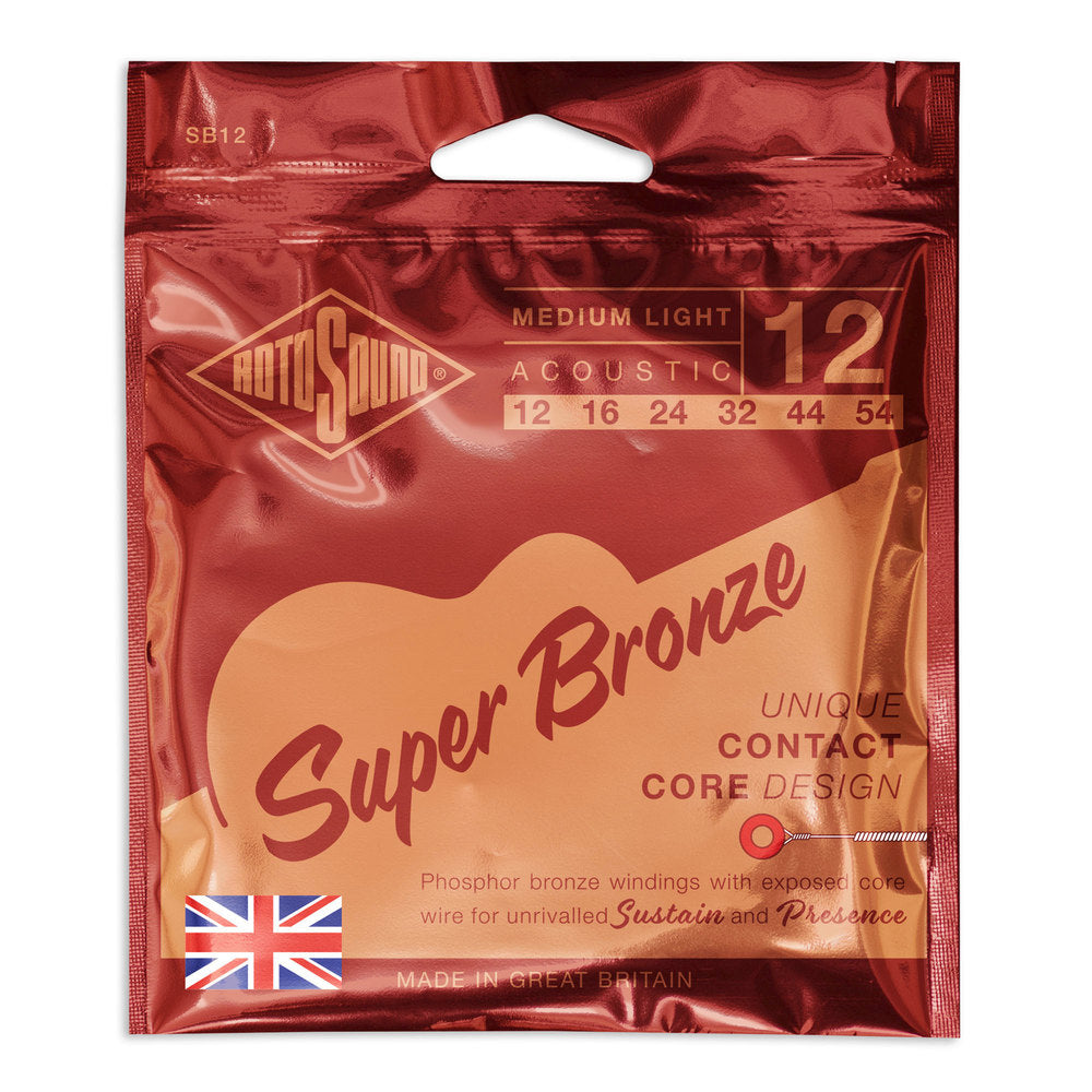 Rotosound Super Bronze SB12 Westerngitarrensaiten 12-54