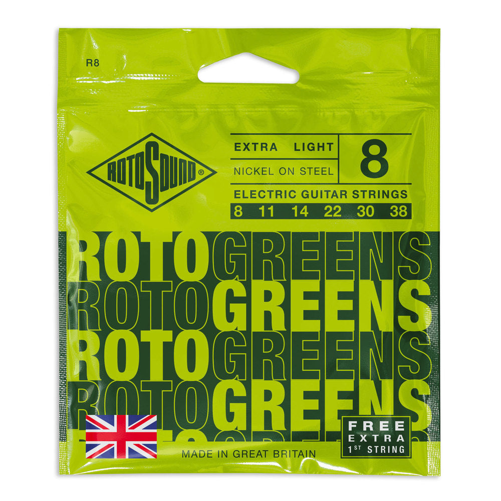 Rotosound Roto Greens R8 E-Gitarrensaiten 8-38