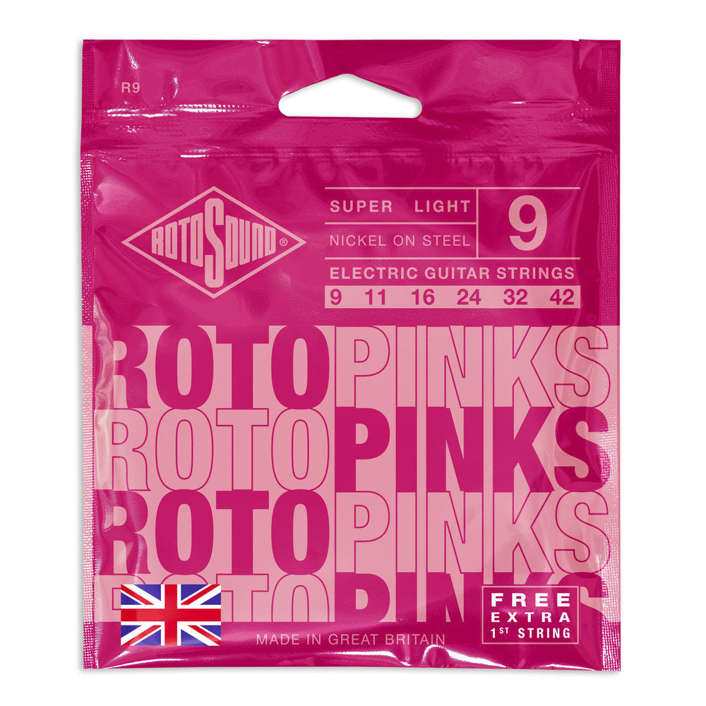 Rotosound Roto Pinks R9 E-Gitarrensaiten 9-42
