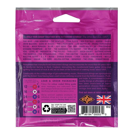 Rotosound Roto Purples R12 E-Gitarrensaiten 12-52