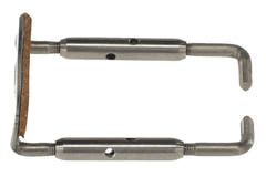 GEWA Kinnhalterschraube aus Titan für geige, 27 mm, hochglanzpoliert