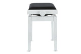GEWA Piano bench Deluxe - White matt (Seat black)
