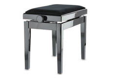 GEWA Klavierbank Deluxe - Black hochglanz (Sitz black)