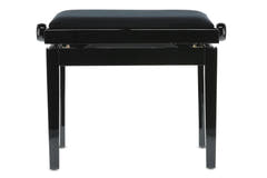 GEWA Klavierbank Deluxe - Black hochglanz (Sitz black)