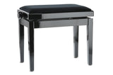 GEWA Klavierbank Deluxe - Black hochglanz (Sitz black)