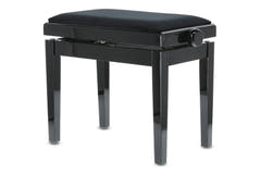GEWA Klavierbank Deluxe - Black hochglanz (Sitz black)