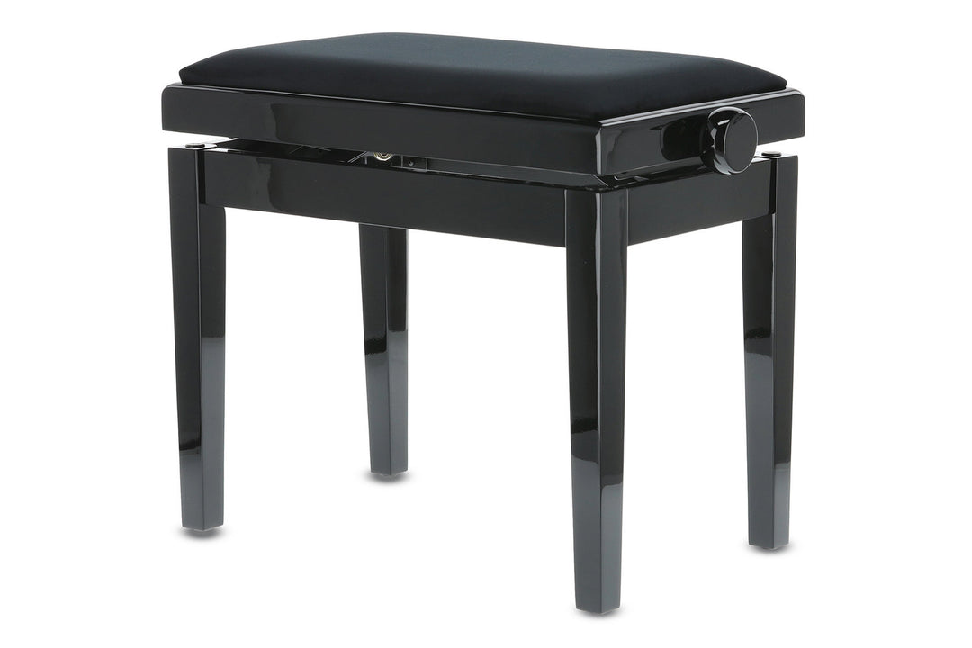 GEWA Klavierbank Deluxe - Black hochglanz (Sitz black)