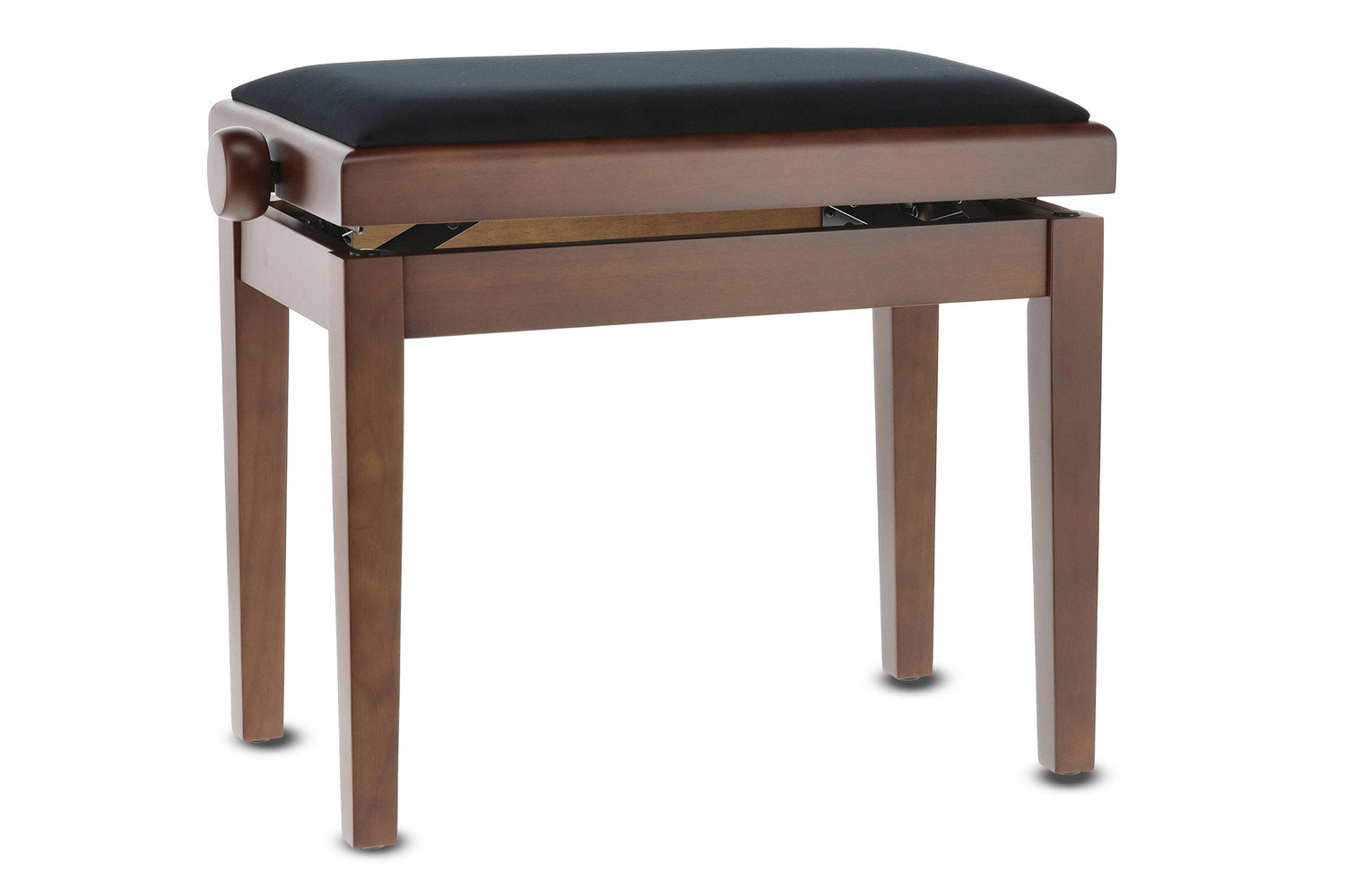 GEWA Piano bench Deluxe - Walnut matt (Seat black)