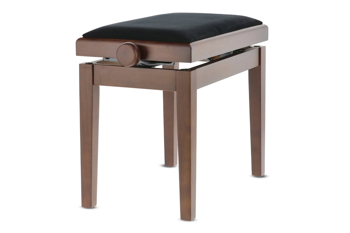 GEWA Piano bench Deluxe - Walnut matt (Seat black)